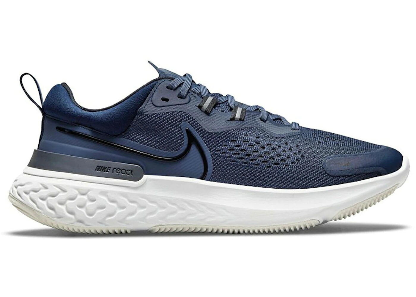 ナイキ リアクト サンダー 青色 ブルー 黒色 ブラック スニーカー メンズ NIKE REACT MILER 2 THUNDER BLUE / THUNDER BLUE BLACK OBSIDIAN