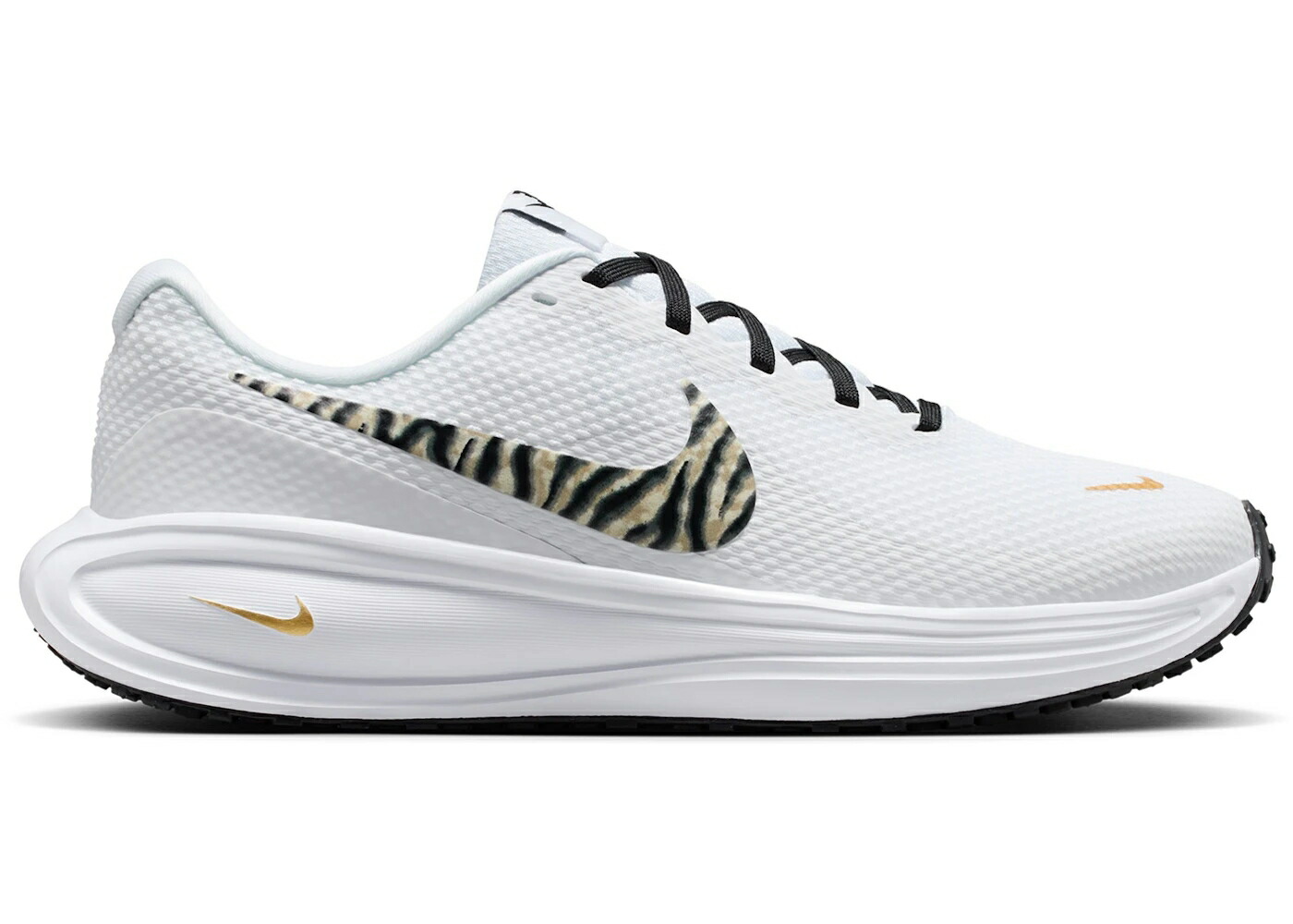 ナイキ レボリューション 白色 ホワイト ゴールド 黒色 ブラック WOMEN'S スニーカー レディース NIKE REVOLUTION 8 WHITE GOLD COCONUT MILK BLACK (WOMEN'S) / WHITE METALLIC GOLD COCONUT MILK