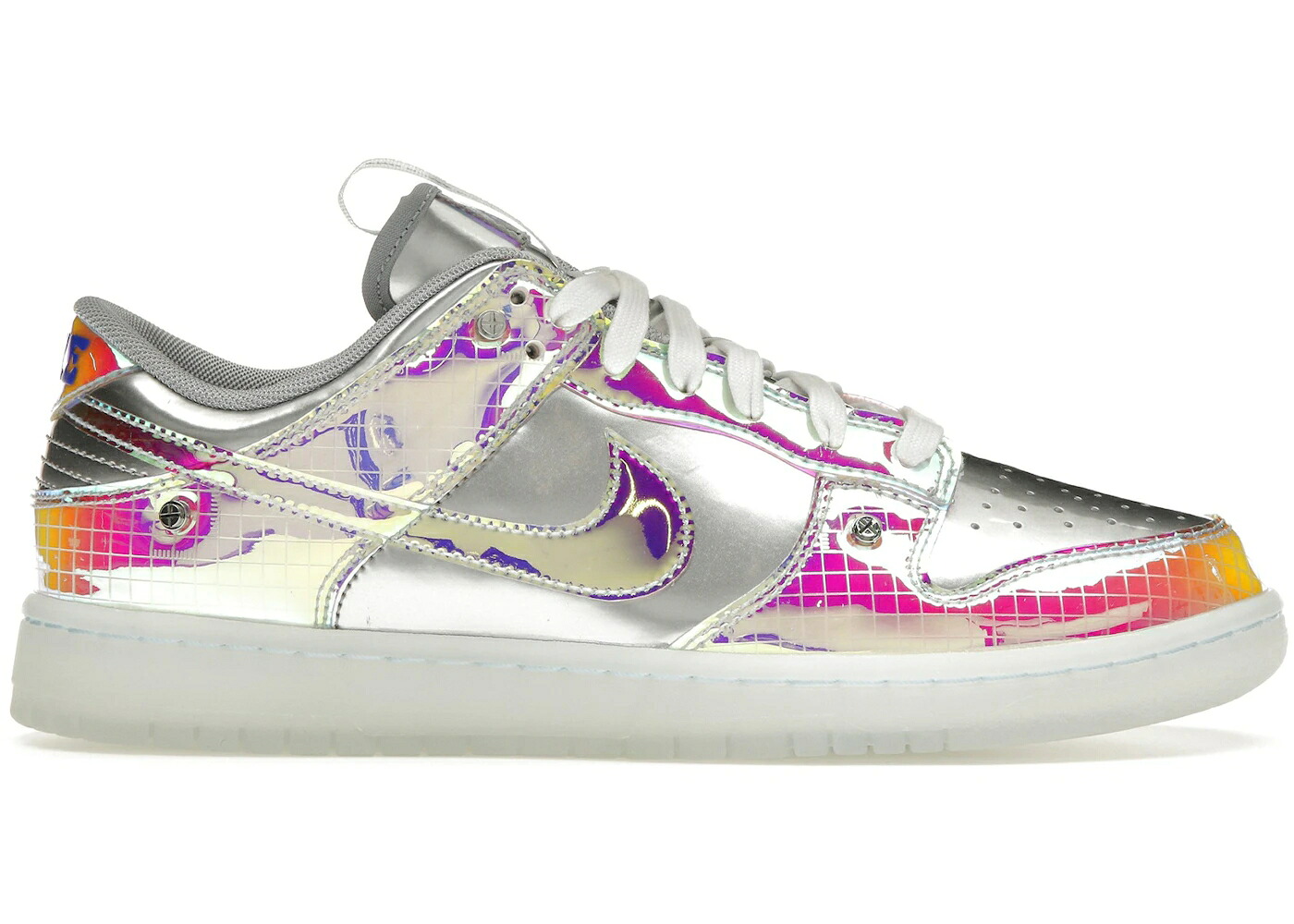 ナイキ ダンク しろがね色 しろがね色 ダンクロー スニーカー メンズ NIKE DUNK LOW BE TRUE HYPERFLAT / METALLIC SILVER METALLIC SILVER