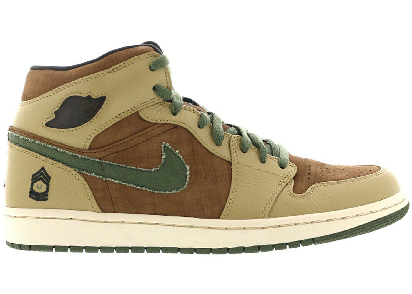 ナイキ ジョーダン 赤銅色 赤銅色 スニーカー メンズ JORDAN 1 RETRO ARMED FORCES / MEDIUM BROWN URBAN HAZE HAY