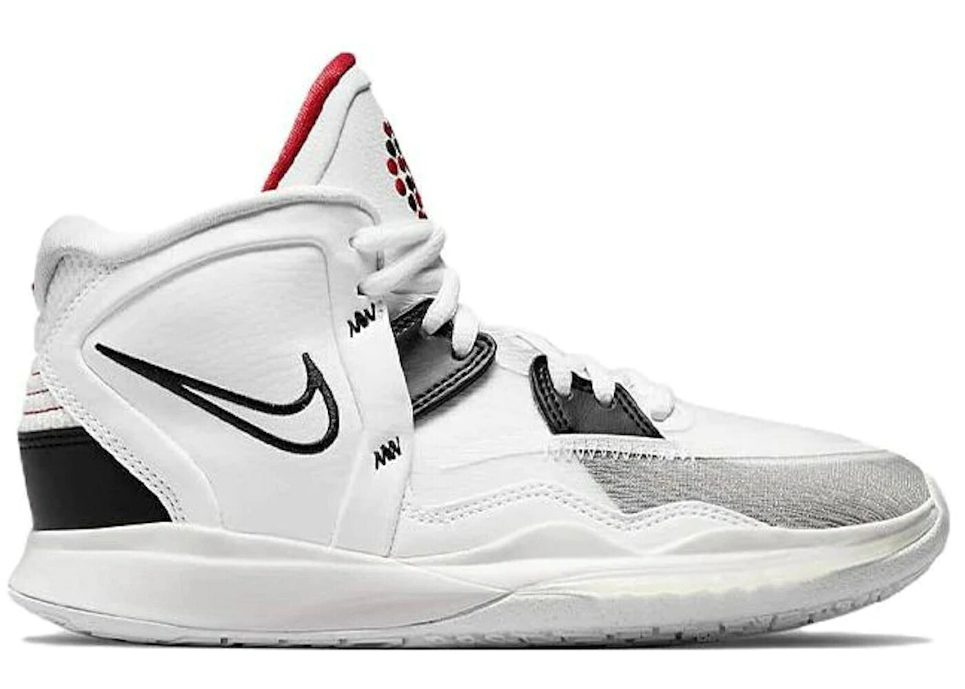ナイキ カイリー 白色 ホワイト 黒色 ブラック 赤 レッド ジュニア キッズ NIKE KYRIE INFINITY (GS) / WHITE BLACK VARSITY RED ベビー マタニティ スニーカー