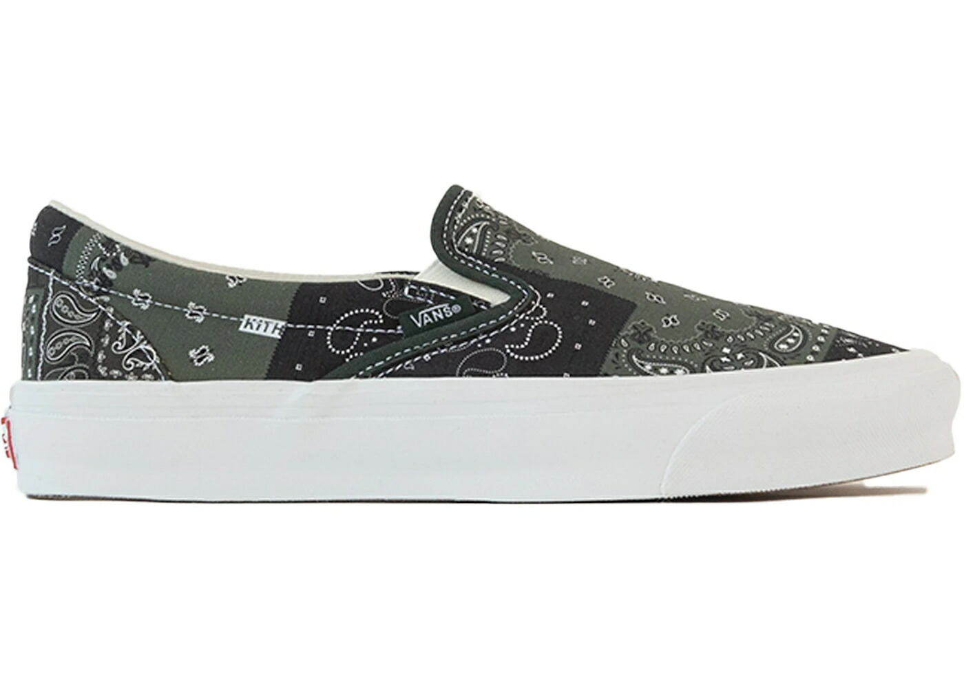 ヴァンズ バンズ スリッポン スニーカー メンズ VANS SLIP-ON KITH 10TH ANNIVERSARY SCARAB BANDANA / BANDANA SCARAB