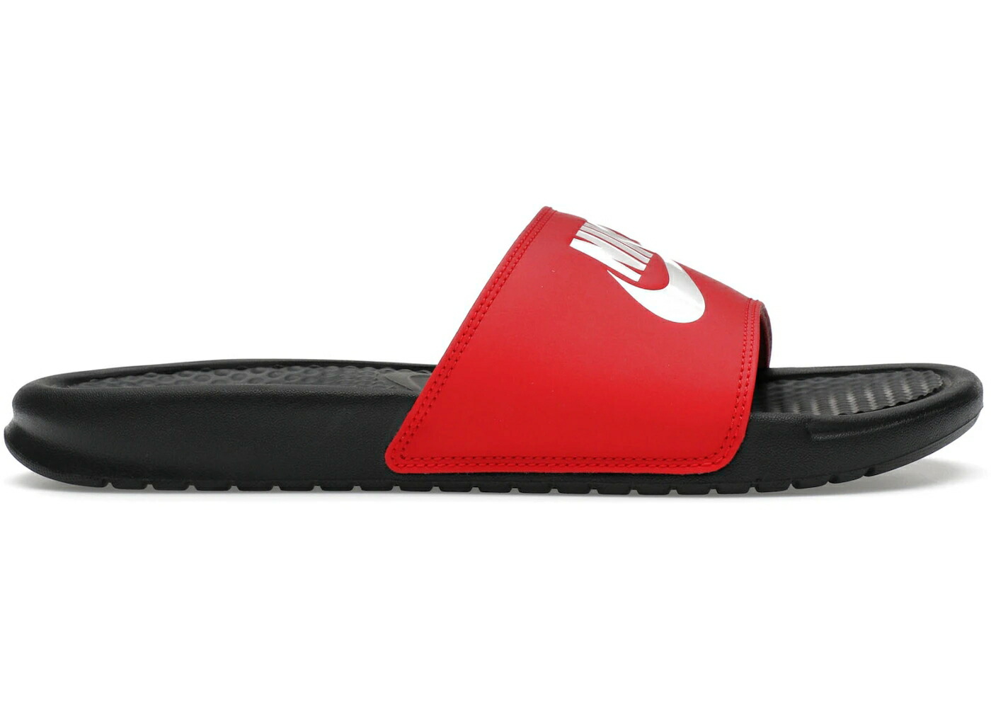 ナイキ ベナッシ サンダル 黒色 ブラック 白色 ホワイト 赤 レッド スニーカー メンズ NIKE BENASSI JDI BLACK WHITE RED / BLACK WHITE UNIVERSITY RED