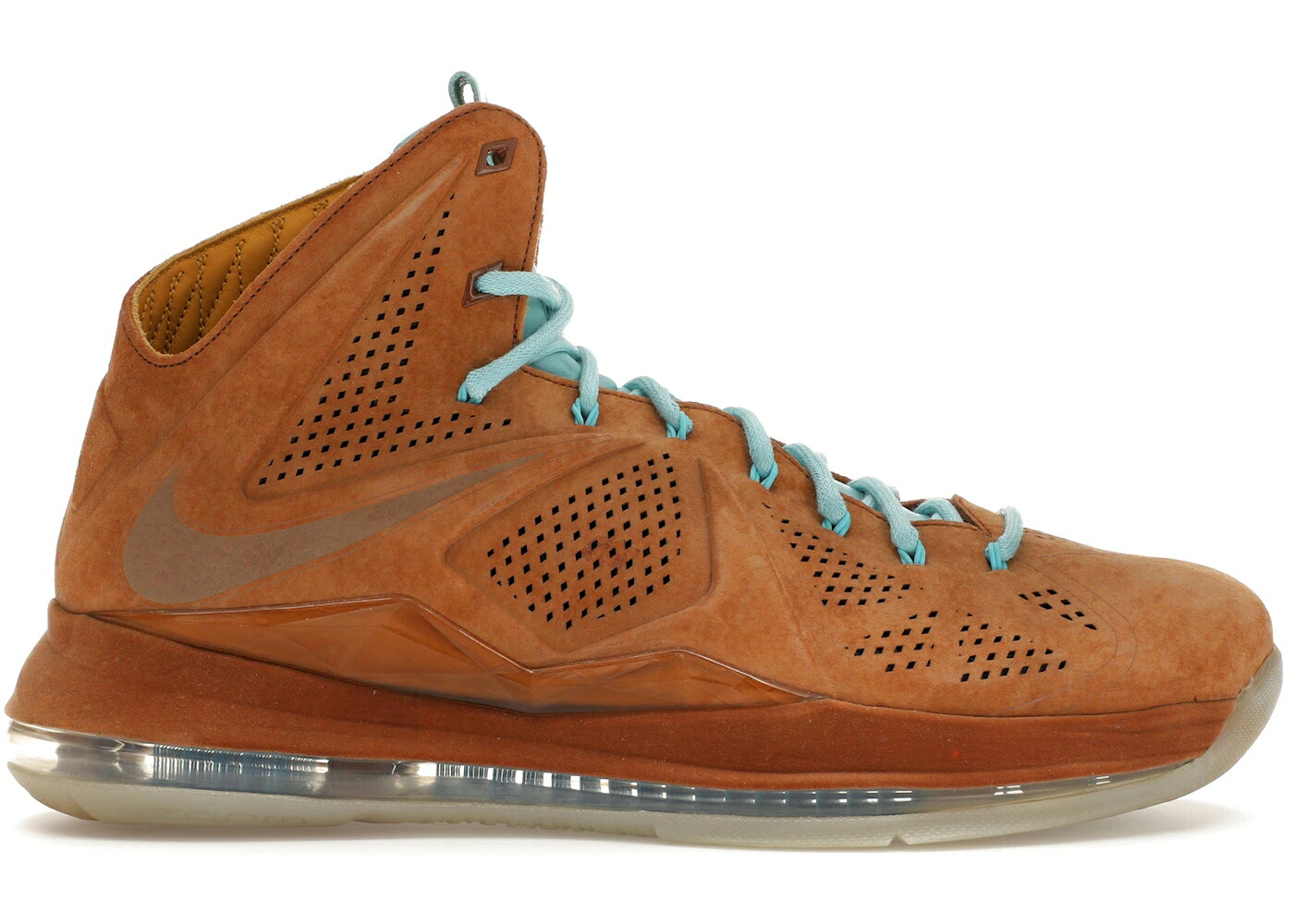 ナイキ レブロン スエードクロス スウェード 赤銅色 赤銅色 スニーカー メンズ NIKE LEBRON X EXT HAZELNUT / SUEDE BROWN SUEDE BROWN SEA