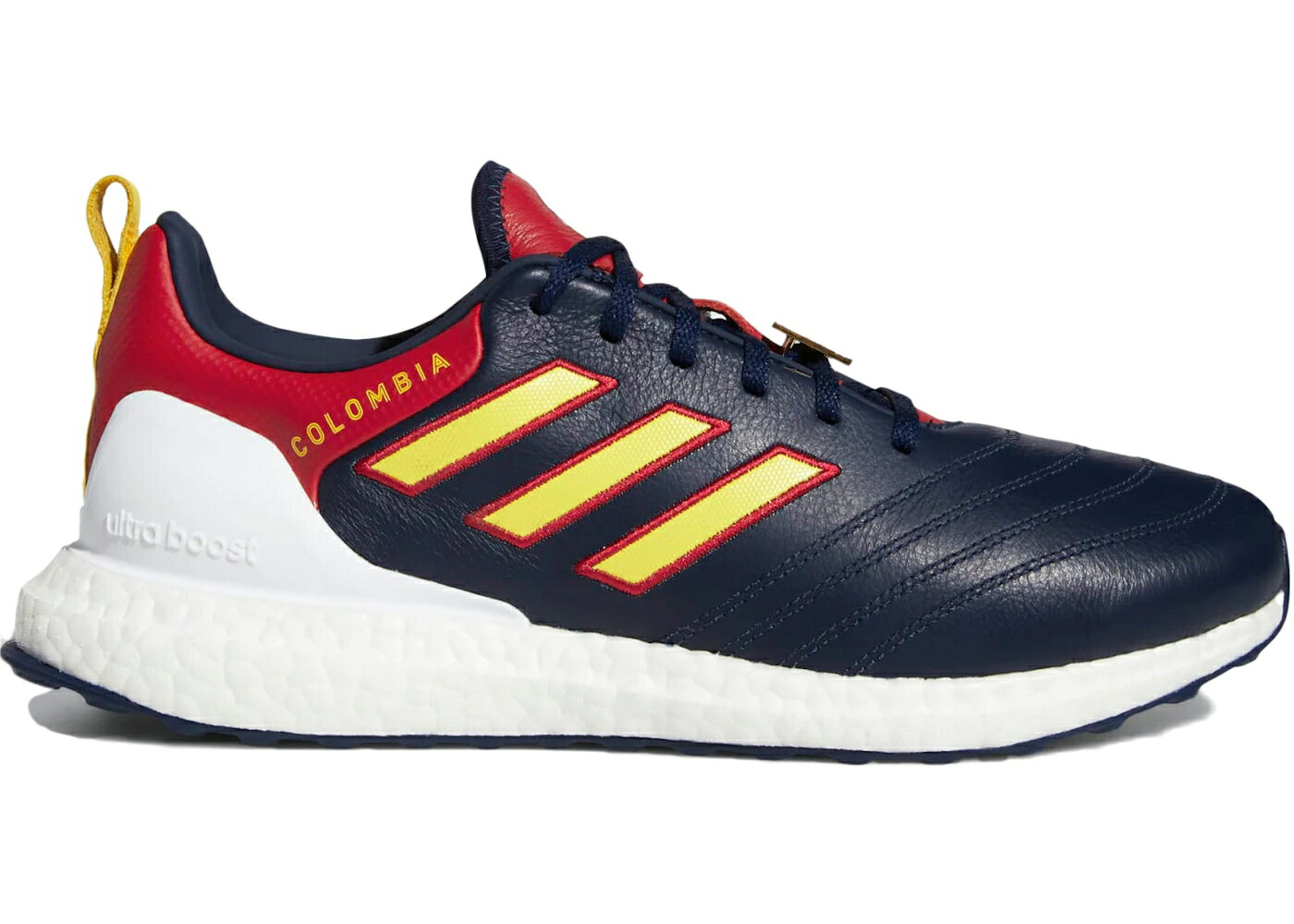 アディダス ウルトラ ブースト 紺色 ネイビー 黄色 イエロー ウルトラブースト スニーカー メンズ ADIDAS ULTRA BOOST DNA COLOMBIA COPA WORLD CUP / COLLEGIATE NAVY BRIGHT YELLOW｜スニケス 37,180円