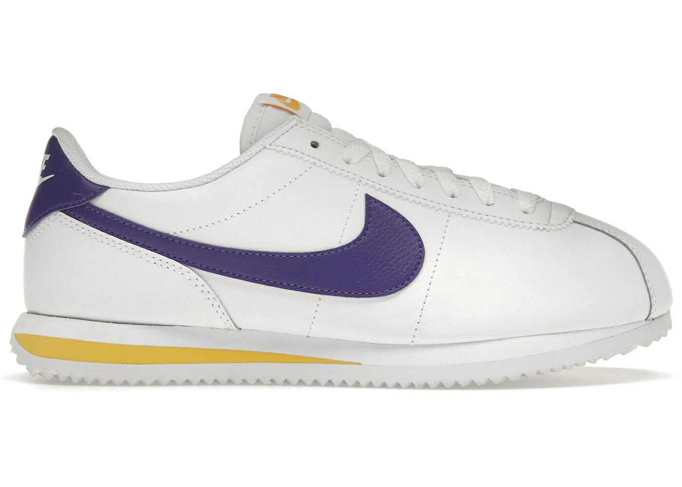 ナイキ コルテッツ レイカーズ 白色 ホワイト スニーカー メンズ NIKE CORTEZ LAKERS / WHITE VARSITY MAIZE VARSITY