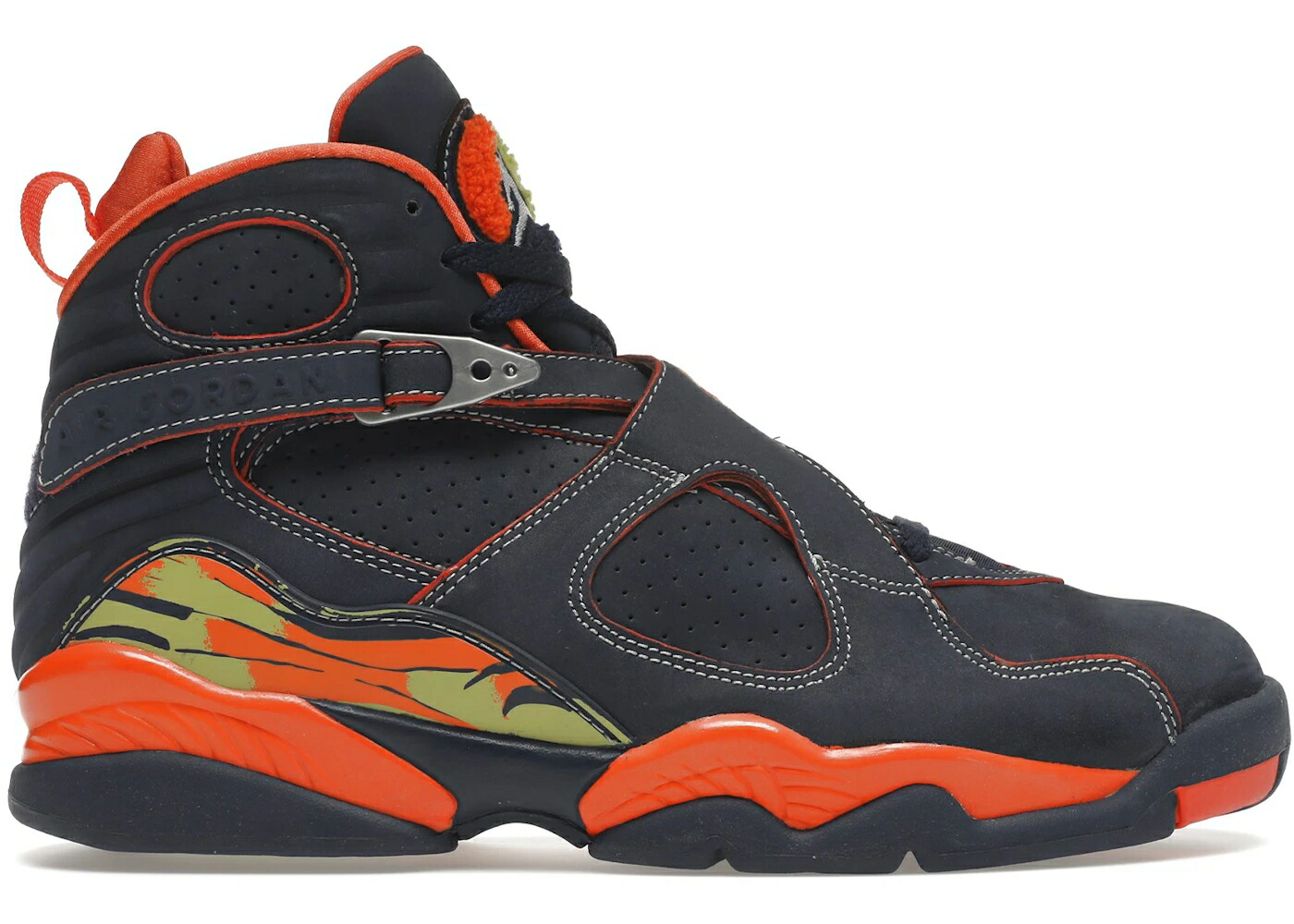 ナイキ ジョーダン 紺色 ネイビー 橙 オレンジ スニーカー メンズ JORDAN 8 RETRO PEA PODS / MIDNIGHT NAVY PEA POD ORANGE