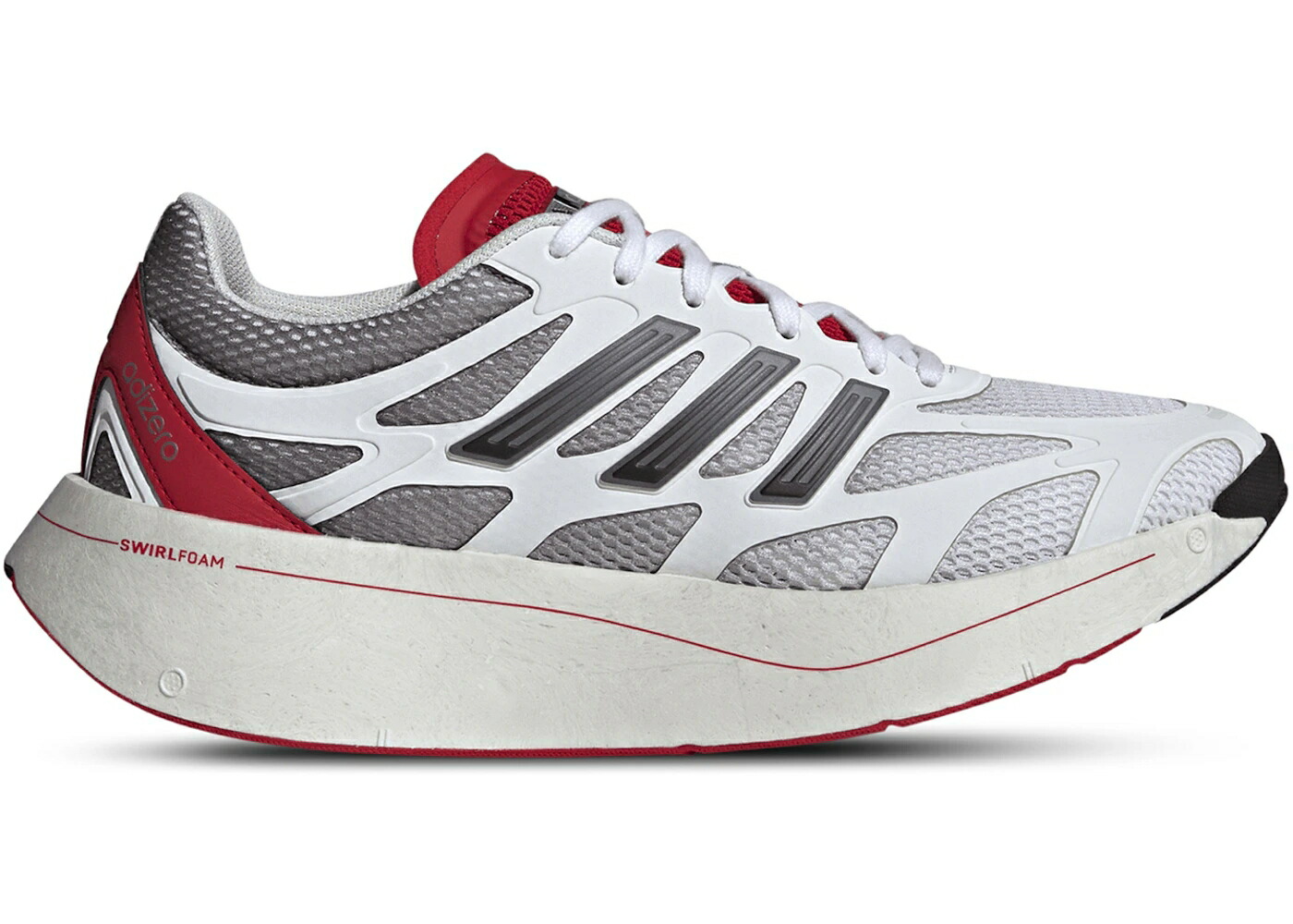 アディダス アディゼロ 白いこと 白いこと 薄墨色 薄墨色 スニーカー メンズ ADIDAS ADIZERO ARUKU FOOTWEAR WHITE GREY GUM / FOOTWEAR WHITE GREY TWO GUM 3