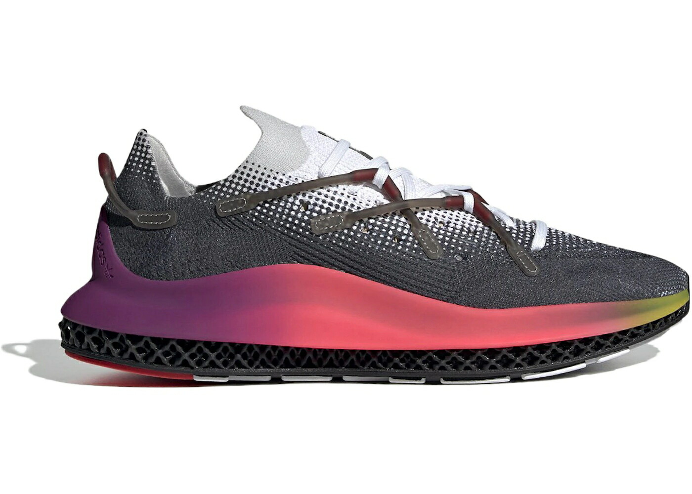 アディダス 黒色 ブラック ウルトラ 紫 パープル 白色 ホワイト コア スニーカー メンズ ADIDAS 4D FUSIO BLACK ULTRA PURPLE / CLOUD WHITE ULTRA PURPLE CORE