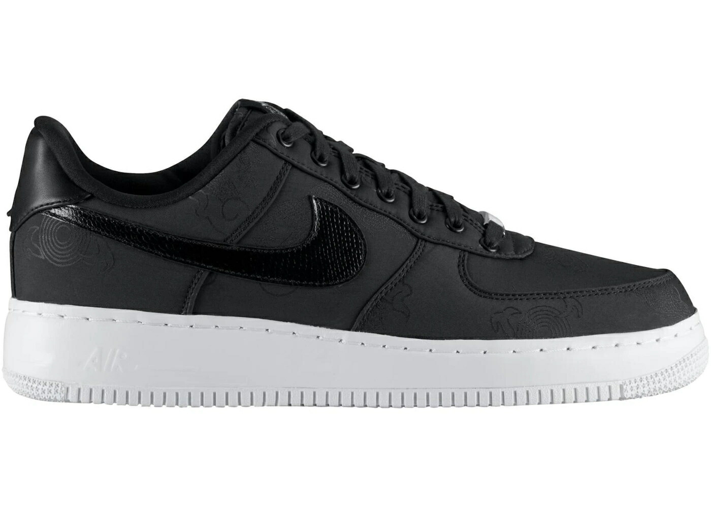 ナイキ 火竜 黒いこと 黒いこと 空軍 スニーカー メンズ NIKE AIR FORCE 1 LOW YEAR OF THE DRAGON / BLACK BLACK