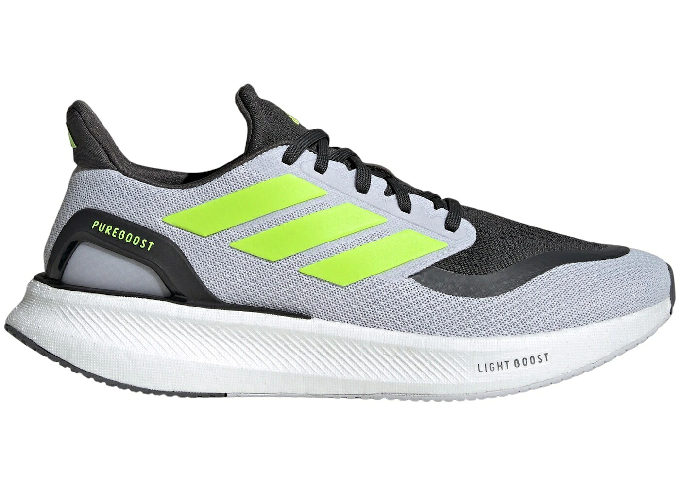 アディダス 灰色 グレー カーボン スニーカー メンズ ADIDAS PUREBOOST 5 DASH GREY LUCID LEMON CARBON / DASH GREY LUCID LEMON CARBON