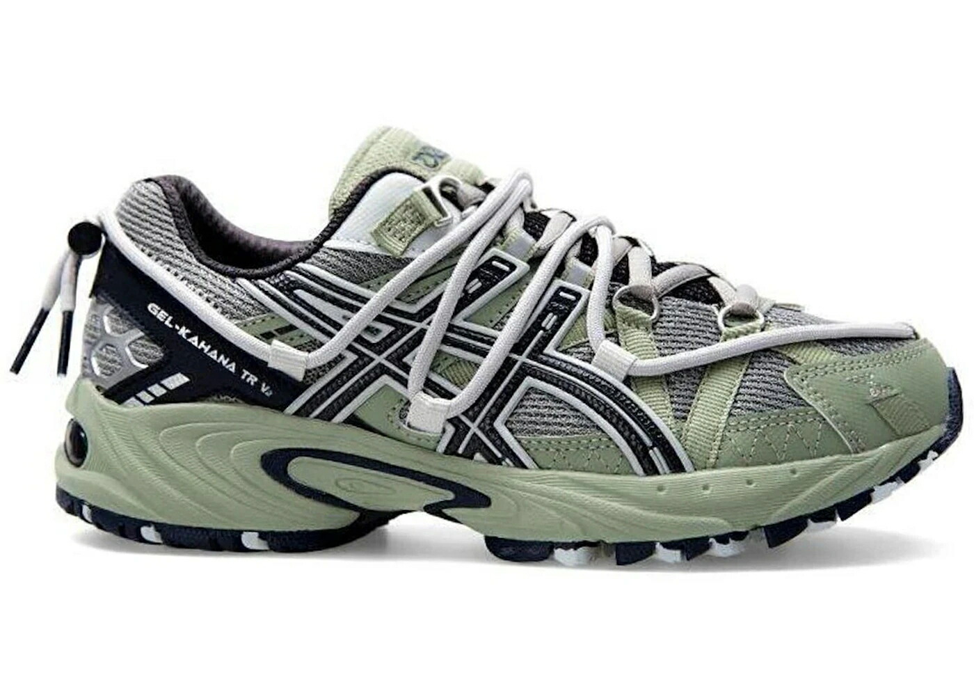 アシックス 緑 緑であること 純然たる 薄墨色 薄墨色 スニーカー メンズ ASICS GEL-KAHANA TR V2 LIGHT GREEN PURE GREY / LICHEN GREEN GRAPHITE GREY