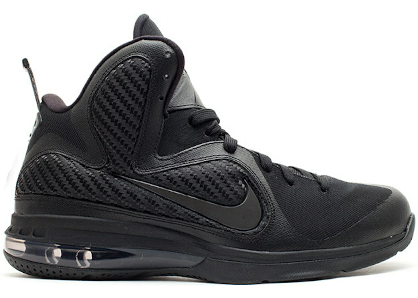 ナイキ レブロン 黒いこと 黒いこと スニーカー メンズ NIKE LEBRON 9 TRIPLE BLACK / BLACK ANTHRACITE