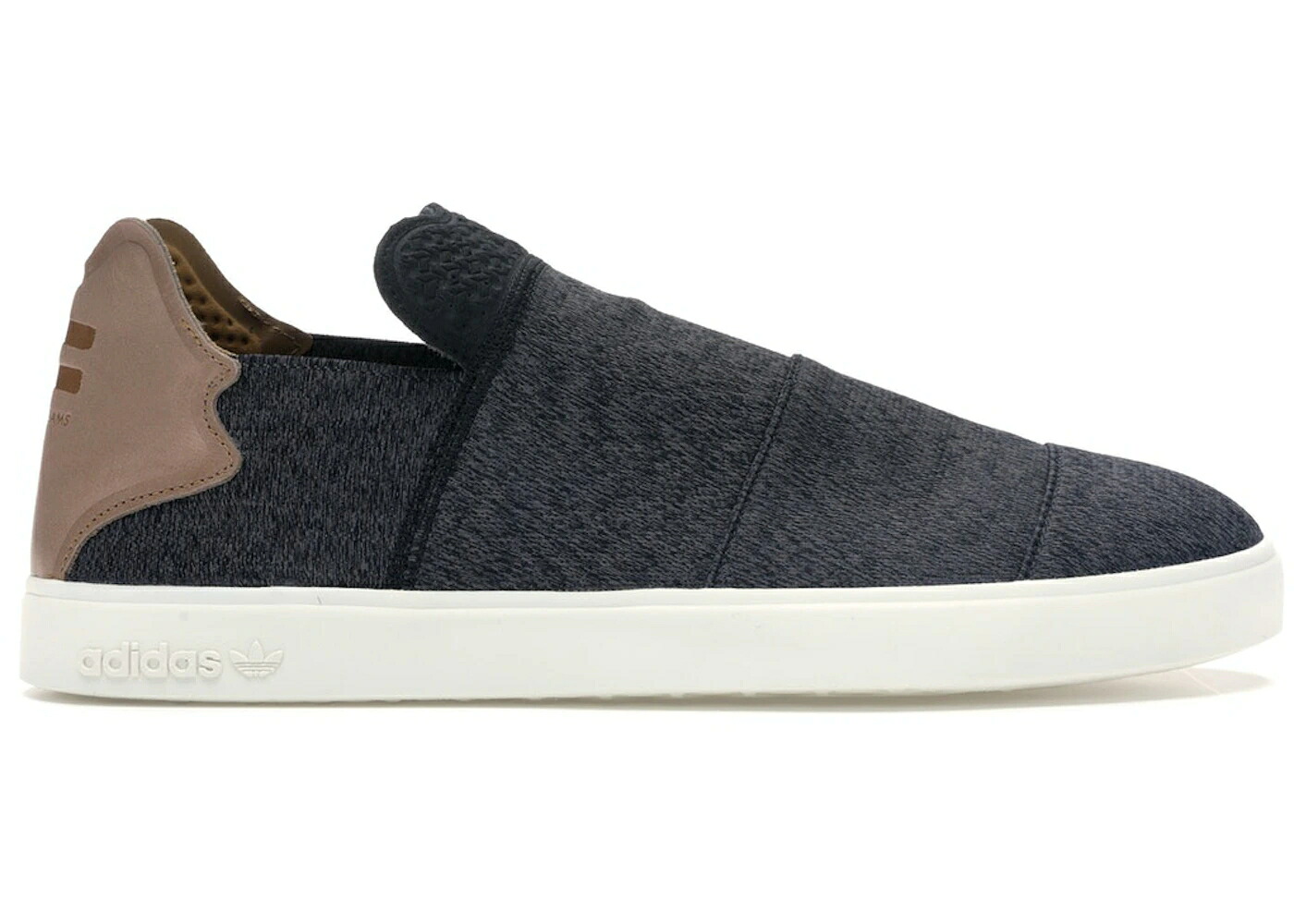 アディダス コア 黒色 ブラック 白色 ホワイト スリッポン スニーカー メンズ ADIDAS ELASTIC SLIP ON PHARRELL CORE BLACK / CORE BLACK GRANITE CHALK WHITE|スニケス