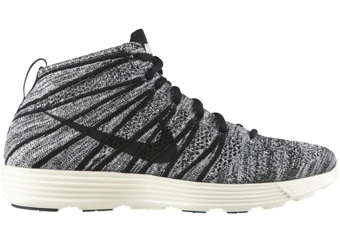 ナイキ ルーナー ルナー フライニット チャッカ 黒色 ブラック 白色 ホワイト スニーカー メンズ NIKE LUNAR FLYKNIT CHUKKA BLACK WHITE SAIL / BLACK BLACK WHITE SAIL