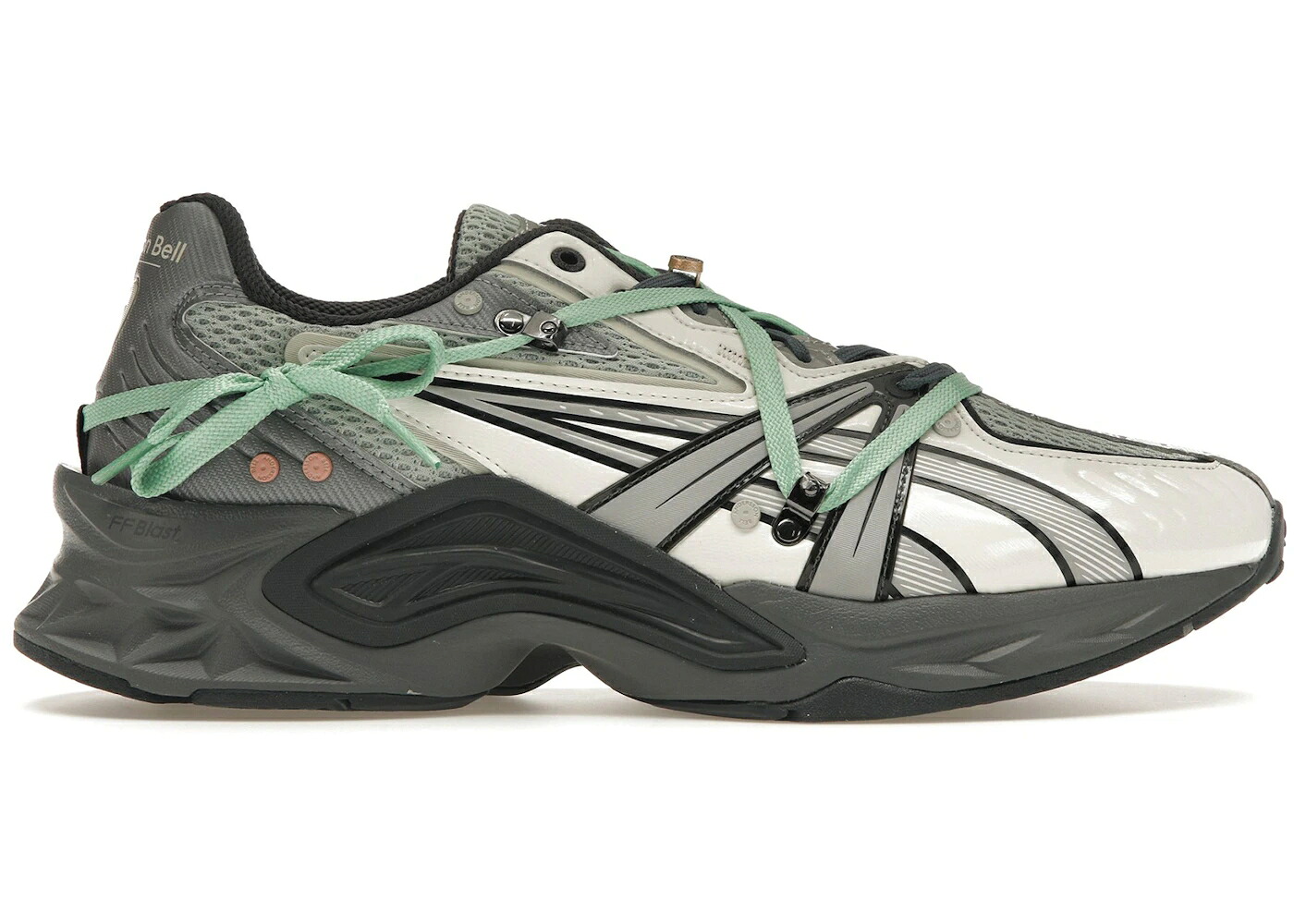 アシックス 薄墨色 薄墨色 スニーカー メンズ ASICS HN2-S PROTOBLAST ANDERSSON BELL SMOKE GREY / SMOKE GREY SEA GRASS