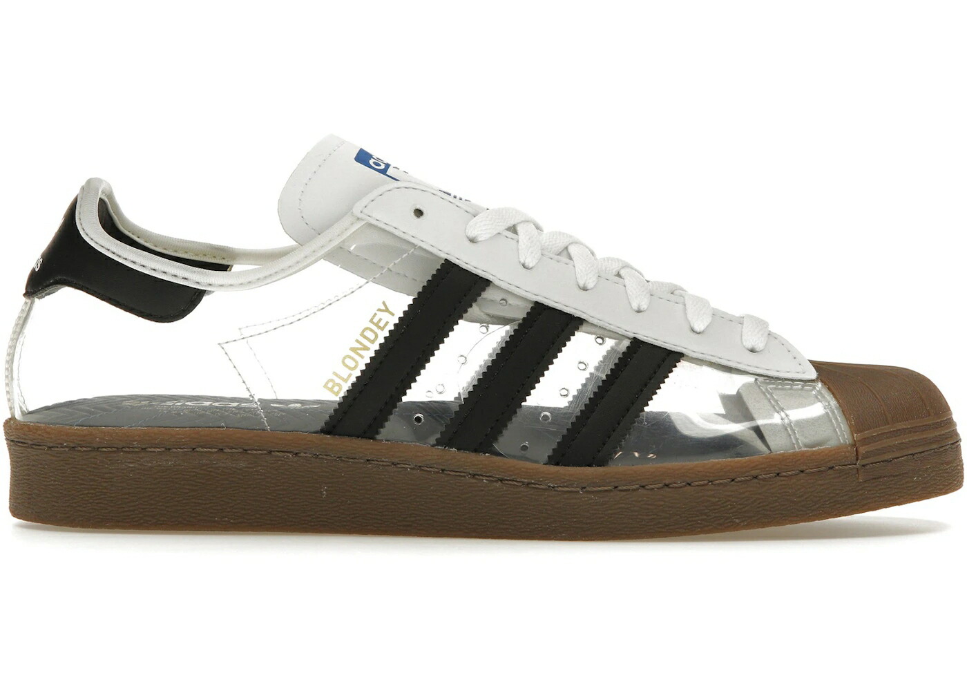 アディダス はやりっ子 白いこと 白いこと 黒いこと 黒いこと スニーカー メンズ ADIDAS SUPERSTAR 80 BLONDEY MCCOY / WHITE BLACK GUM