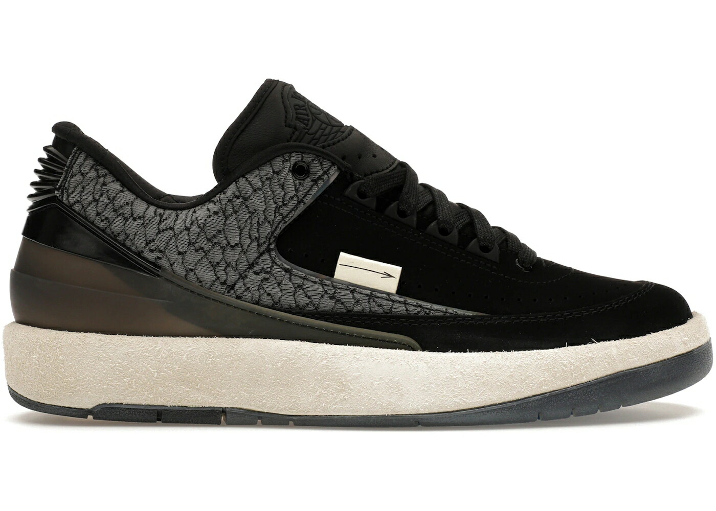 ナイキ ジョーダン 黒色 ブラック 灰色 グレー スニーカー メンズ JORDAN 2 RETRO LOW RESPONSIBILITY / BLACK ANTHRACITE SMOKE GREY