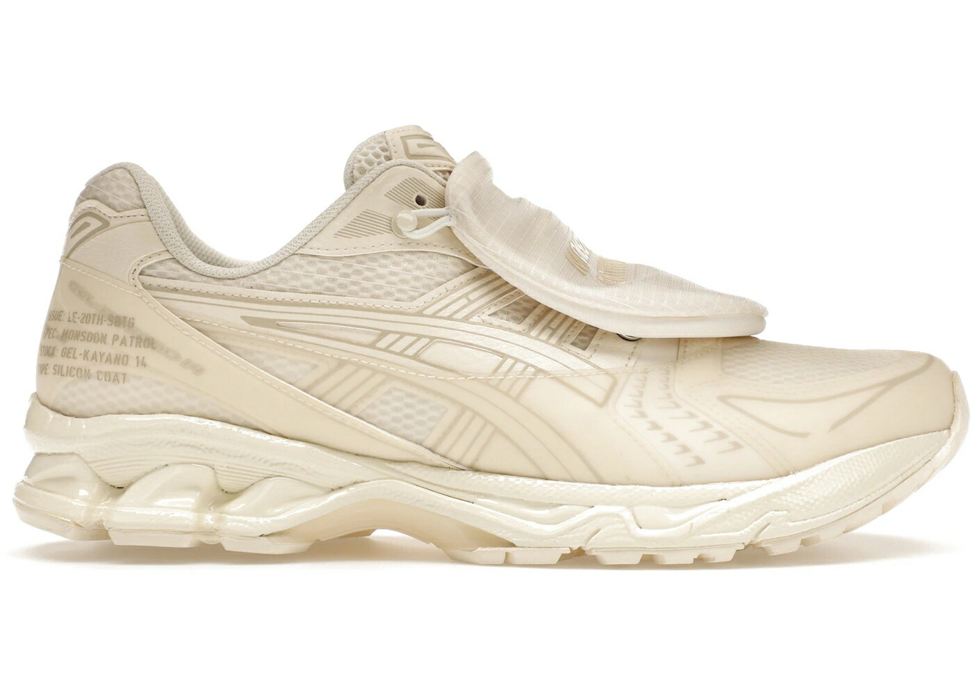 アシックス 皮膚軟化剤 スニーカー メンズ ASICS GEL-KAYANO 14 SBTG X LIMITED EDT MONSOON PATROL CREAM / CREAM CREAM 靴-スニーカー