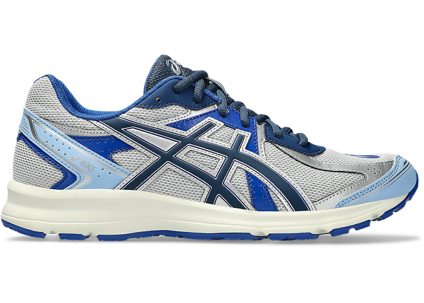 アシックス 薄墨色 薄墨色 青味 青み スニーカー メンズ ASICS JOG 100S CLOUD GREY INDEPENDENCE BLUE / CLOUD GREY INDEPENDENCE BLUE