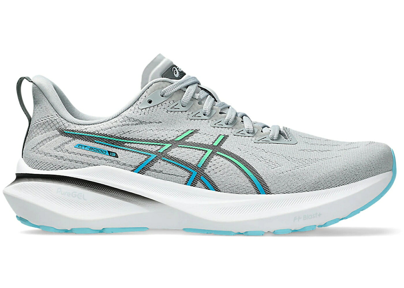 アシックス サー１０代 薄墨色 薄墨色 黒いこと 黒いこと アクア スニーカー メンズ ASICS GT-2000 13 PIEDMONT GREY BLACK AQUA / PIEDMONT GREY BLACK