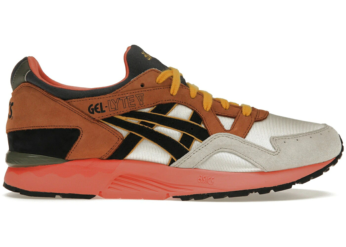 アシックス ゲルライト 白色 ホワイト 紺色 ネイビー スニーカー メンズ ASICS GEL-LYTE V UBIQ MIDNIGHT BLOOM / OFF WHITE NAVY|スニケス