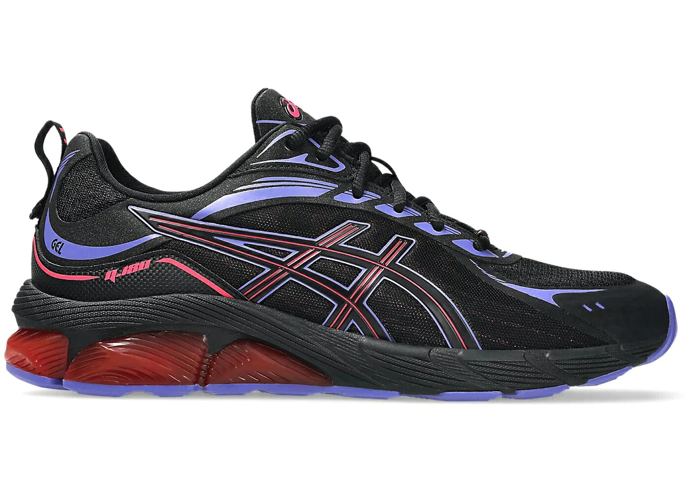 アシックス 黒色 ブラック ピンク スニーカー メンズ ASICS GEL-QUANTUM 180 VIII BLACK DIVA PINK / BLACK DIVA PINK|スニケス