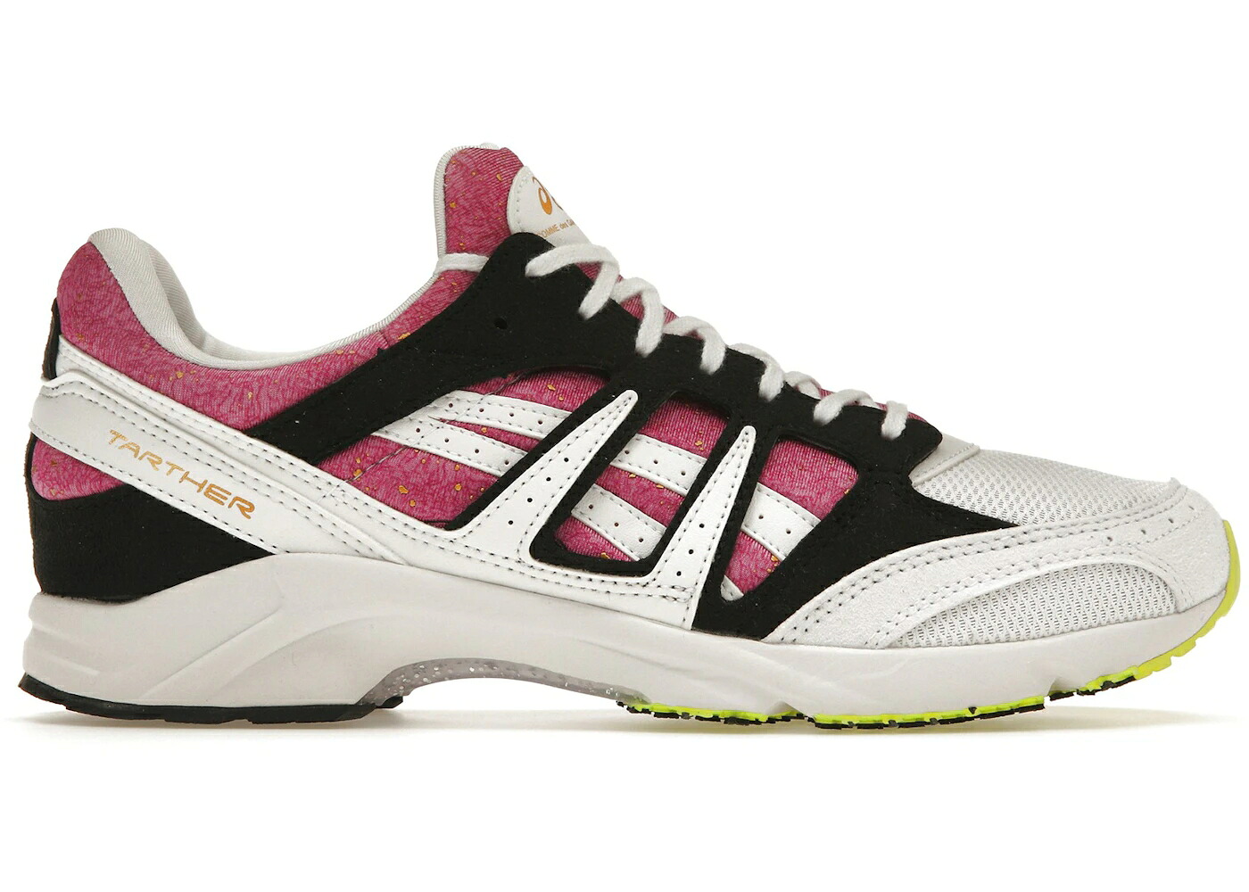 アシックス さくら色 白いこと 白いこと 黒いこと 黒いこと コムデ給仕 スニーカー メンズ ASICS TARTHER COMME DES GARCONS SHIRT PACK PINK / PINK WHITE BLACK