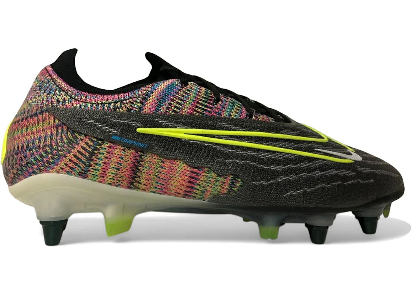 ナイキ エリート フュージョン 黒色 ブラック 白色 ホワイト 青色 ブルー スニーカー メンズ NIKE PHANTOM GX ELITE FUSION SG-PRO P LINK PACK / BLACK VOLT WHITE BLUE GLOW