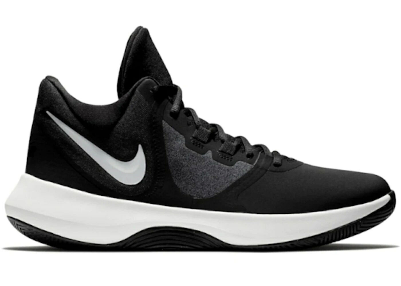ナイキ 黒色 ブラック 白色 ホワイト スニーカー メンズ NIKE AIR PRECISION 2 NBK BLACK WHITE / BLACK WHITE