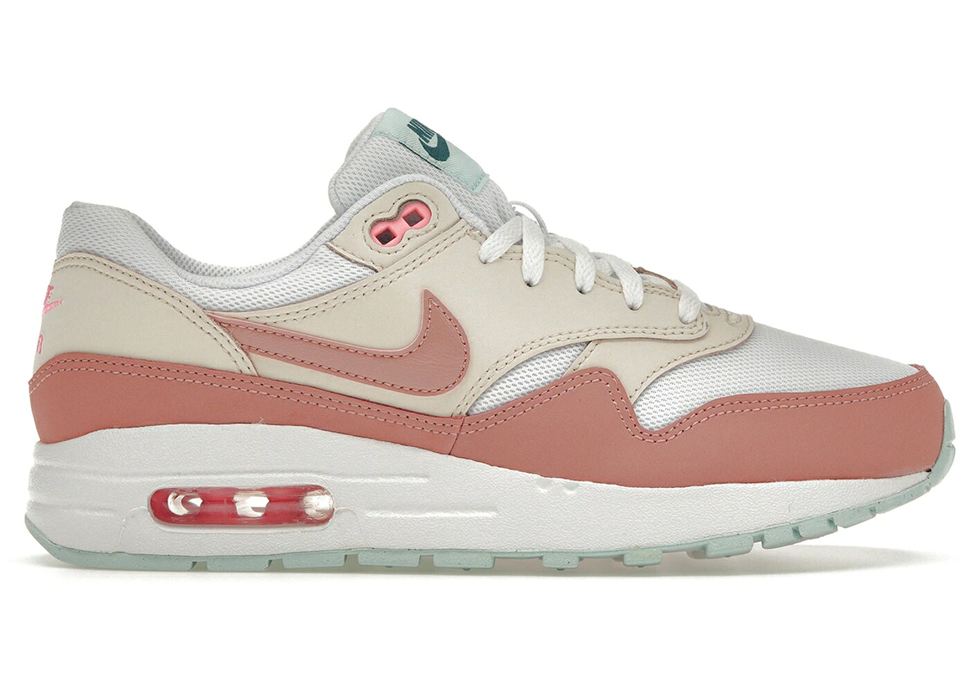 ナイキ マックス 赤 赤いこと 白いこと 白いこと エア湖マックス 御坊っちゃん キッズ NIKE AIR MAX 1 RED STARDUST GUAVA ICE (GS) / WHITE RED STARDUST GUAVA ICE もの言う花 マタニティ スニーカー