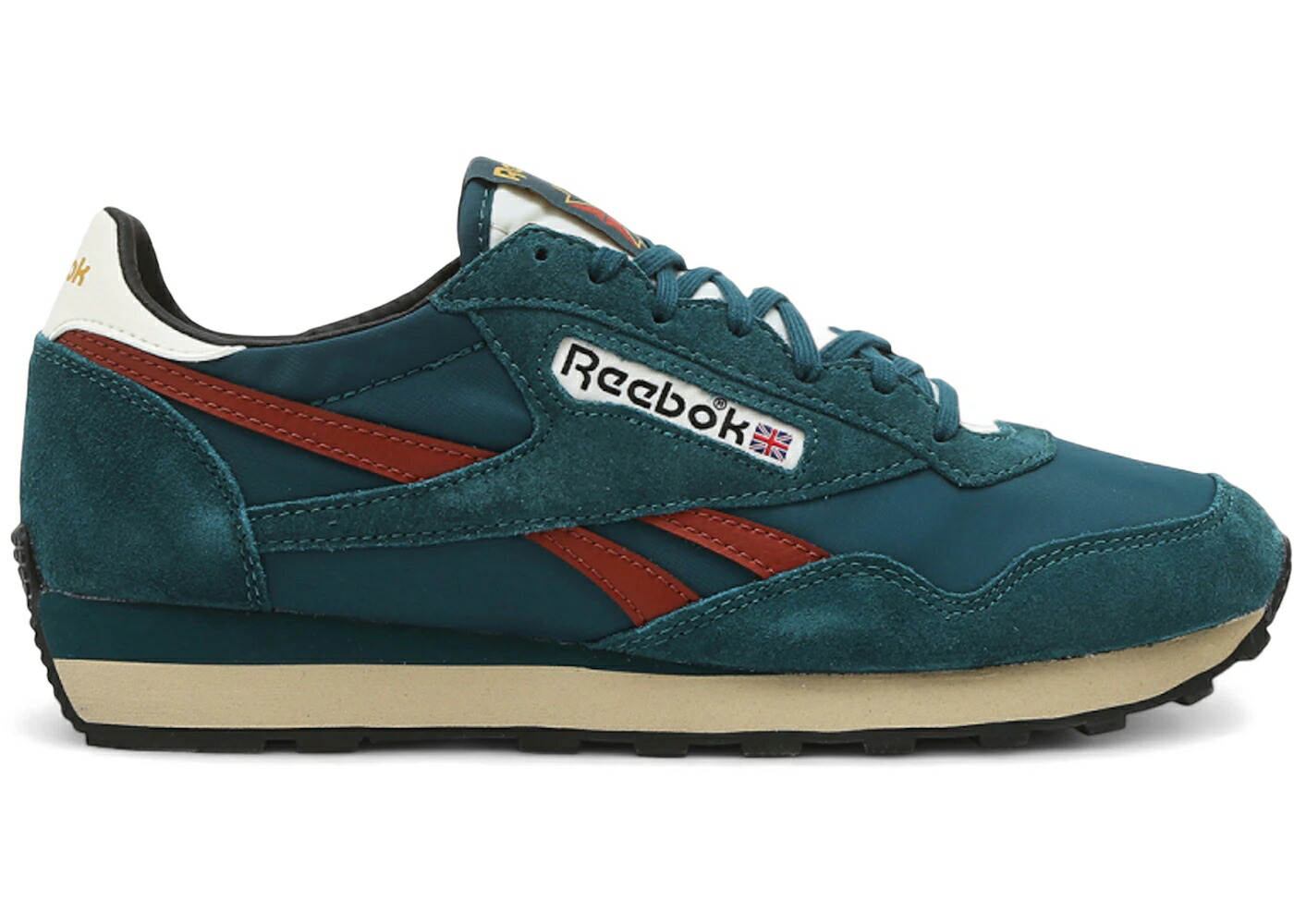 リーボック 赤 赤いこと スニーカー メンズ REEBOK AZTEC II TEAL BURNT RED / TEAL ALABASTER BURNT RED スニーカー-メンズ靴