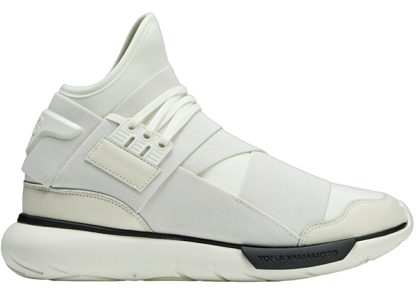 アディダス 白いこと 白いこと 皮膚軟化剤 黒いこと 黒いこと スニーカー メンズ ADIDAS Y-3 QASA OFF WHITE CREAM BLACK / OFF WHITE CREAM WHITE BLACK