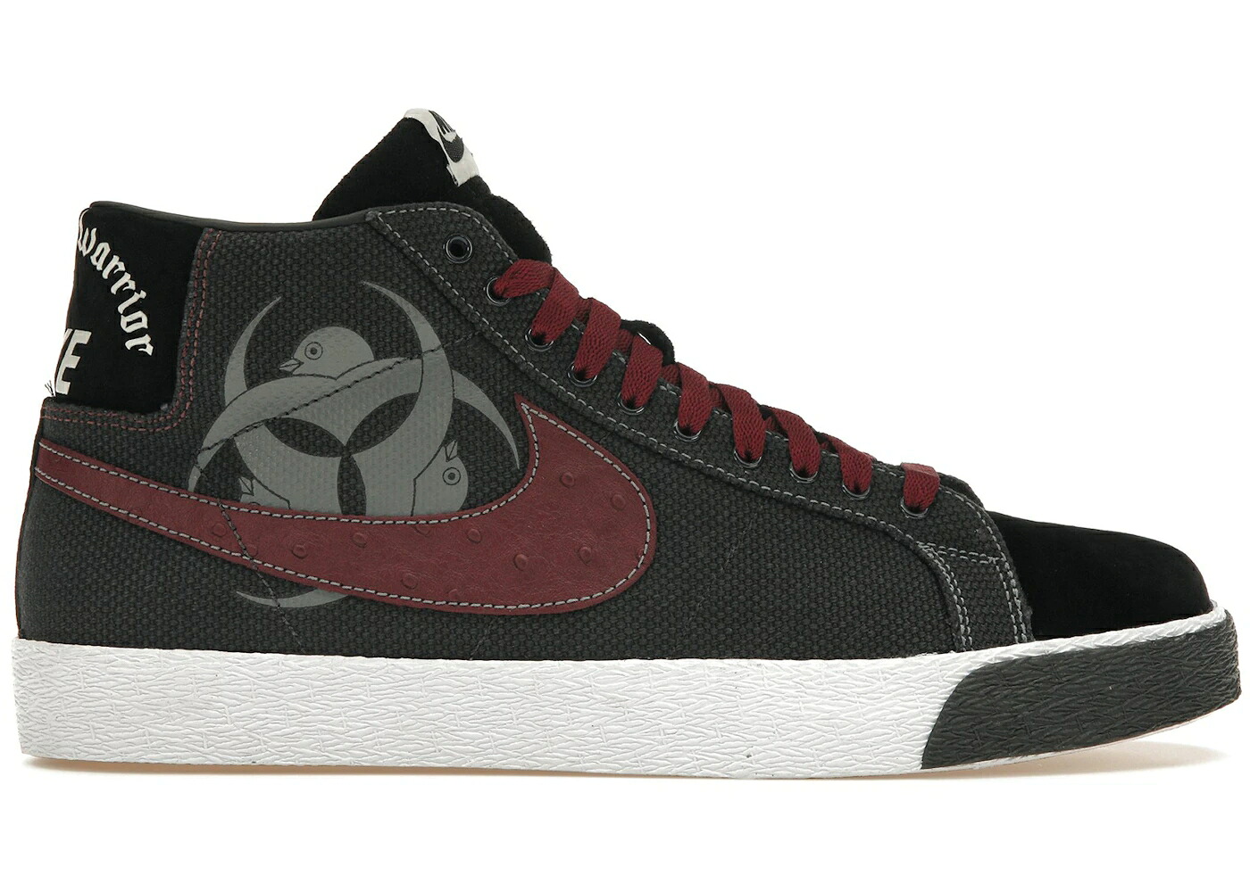 ナイキ エスビー ブレイザー ウォーリアー 野球クラブ 赤 赤いこと スニーカー メンズ NIKE SB BLAZER SHOGO LORDLESS WARRIOR / ANTHRACITE TEAM RED