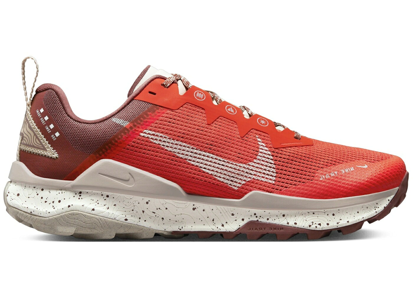 ナイキ 赤 レッド ポニー スニーカー メンズ NIKE WILDHORSE 8 PICANTE RED DARK PONY DIFFUSED TAUPE SAIL / PICANTE RED DARK PONY DIFFUSED｜スニケス 43,680円