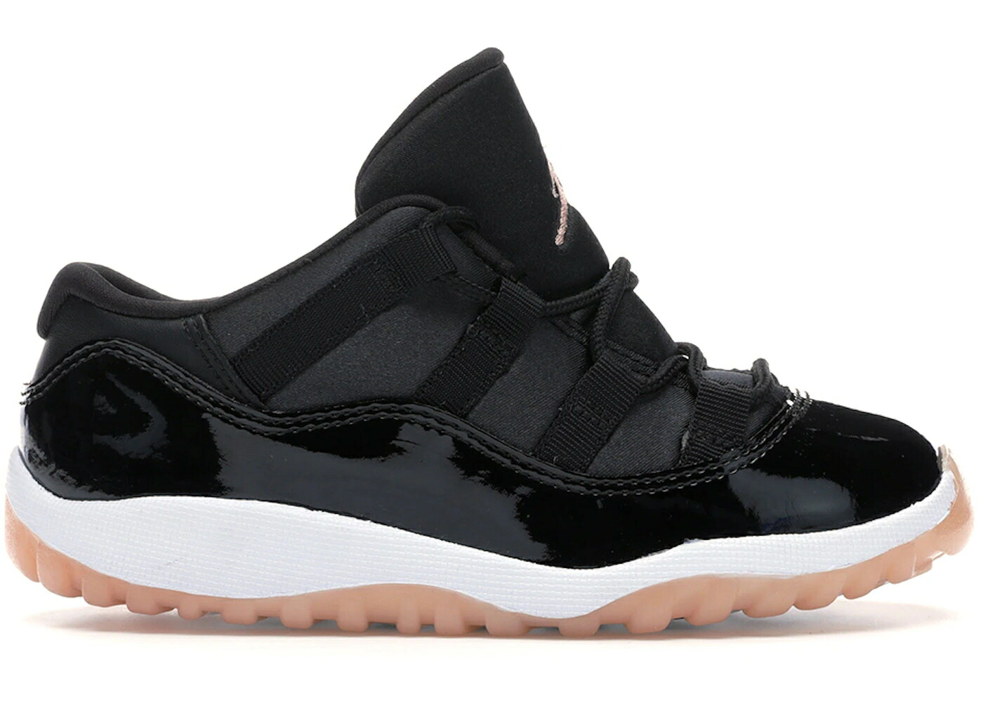 ナイキ ジョーダン 黒色 ブラック 白色 ホワイト ジュニア キッズ JORDAN 11 RETRO LOW BLEACHED CORAL (TD) / BLACK WHITE BLEACHED CORAL