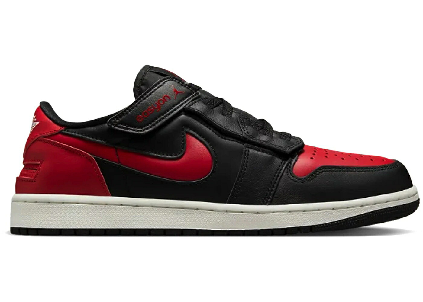 ナイキ ジョーダン 黒色 ブラック 白色 ホワイト 赤 レッド スニーカー メンズ JORDAN 1 LOW FLYEASE BLACK SUMMIT WHITE VARSITY RED / BLACK SUMMIT WHITE VARSITY RED|スニケス