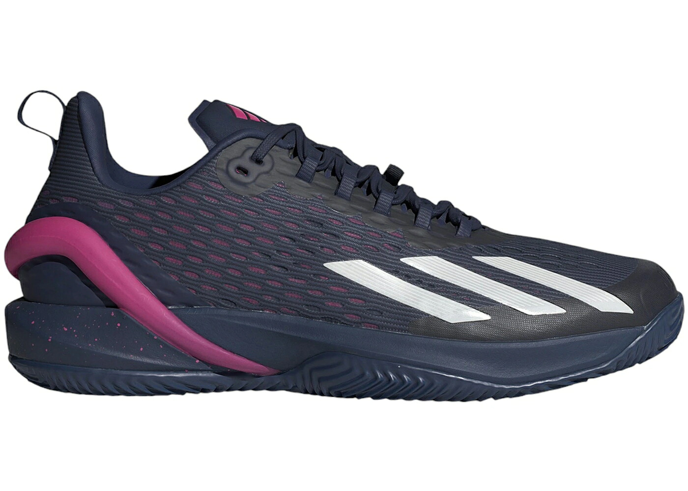 アディダス アディゼロ 青味 青味 皆無 野球クラブ ぼうぜん自失 さくら色 スニーカー メンズ ADIDAS ADIZERO CYBERSONIC CLAY DARK BLUE ZERO METALIC TEAM SHOCK PINK 2 / DARK BLUE ZERO METALIC TEAM