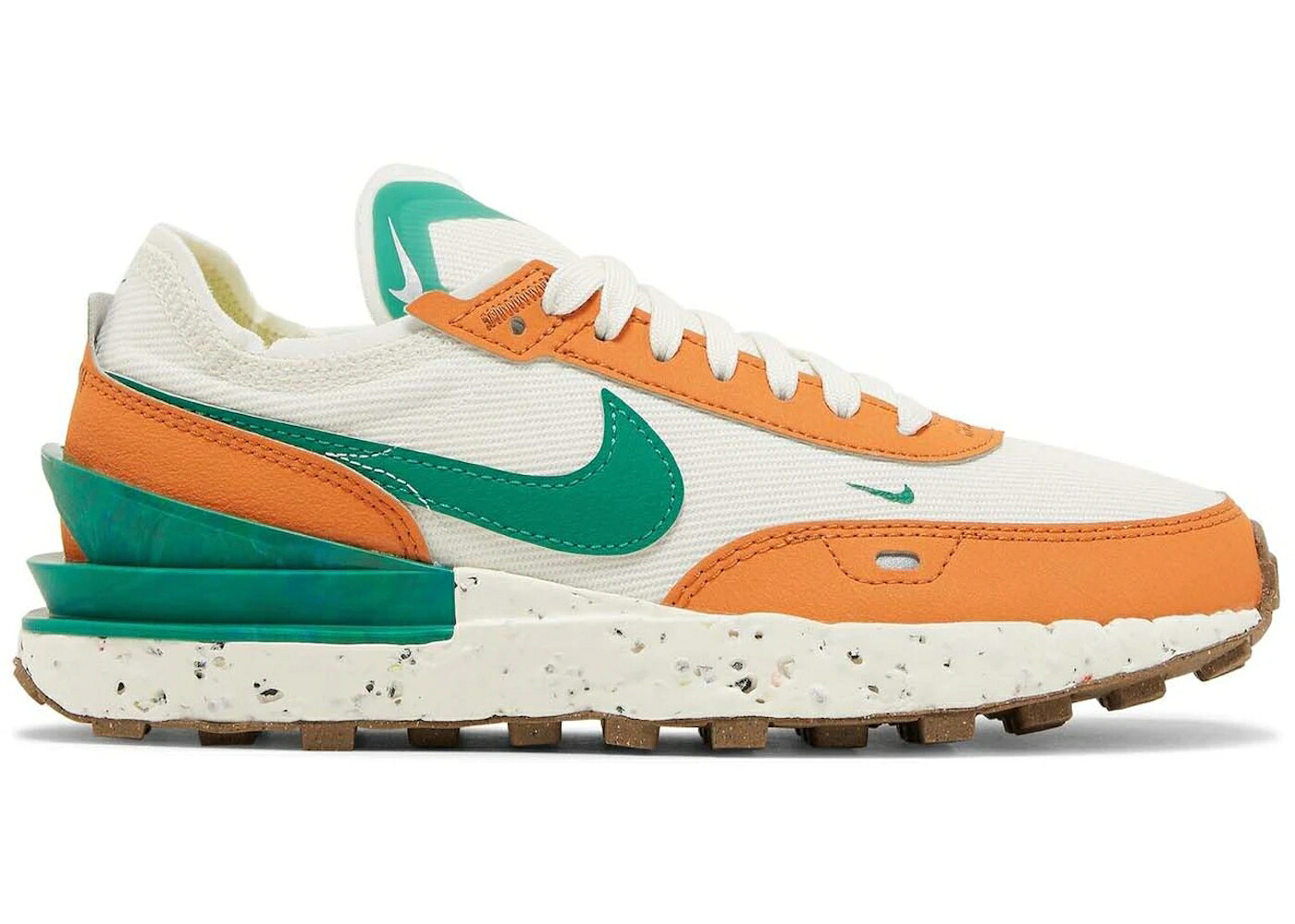ナイキ ワッフル カリー 茶色 ブラウン WOMEN'S スニーカー レディース NIKE WAFFLE ONE CRATER SAIL HOT CURRY GUM (WOMEN'S) / SAIL HOT CURRY GUM MEDIUM BROWN｜スニケス