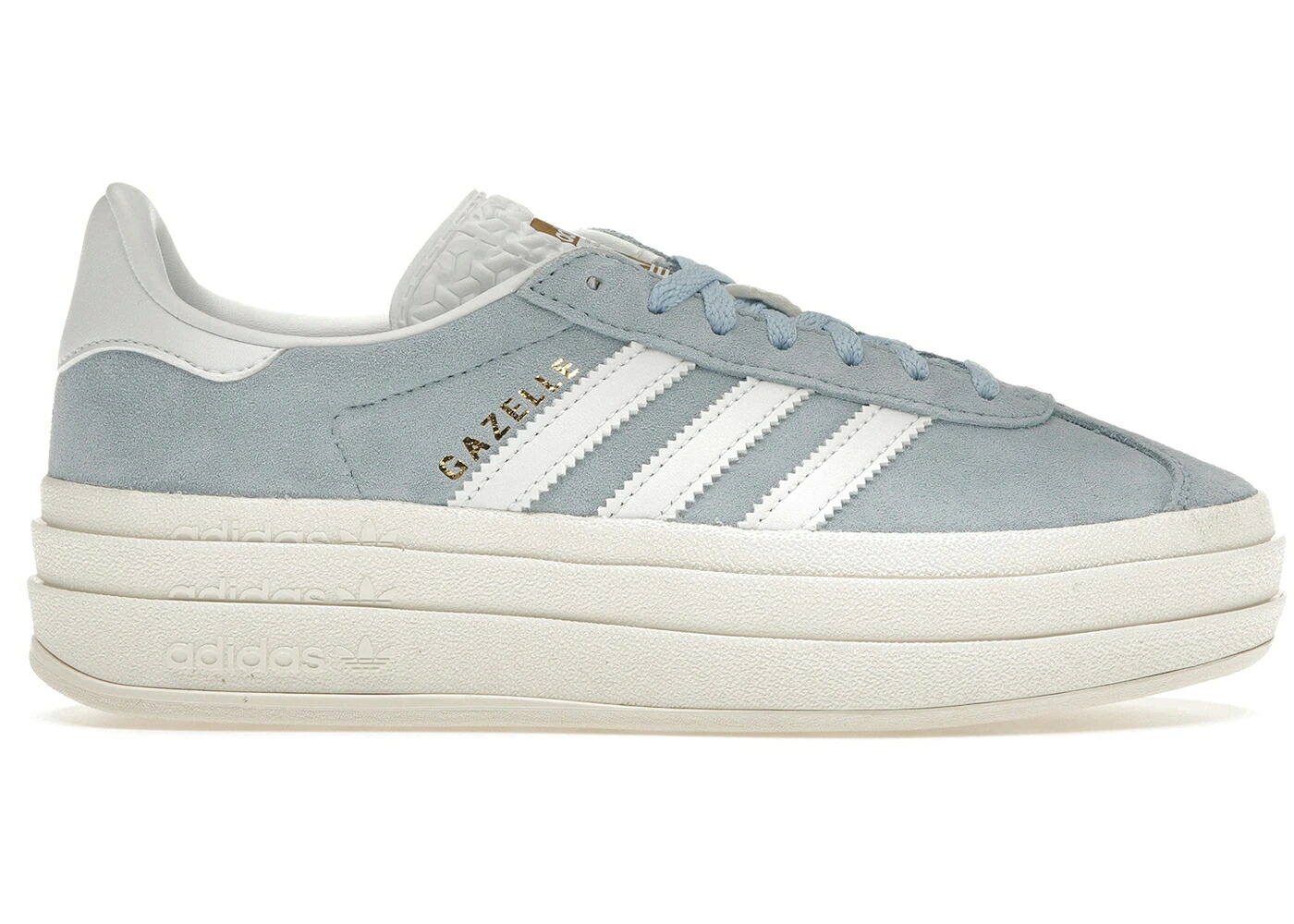アディダス ガゼル 天の原 白いこと 白いこと ゴールド WOMEN\u0027S スニーカー レディース ADIDAS GAZELLE BOLD CLEAR SKY (WOMEN\u0027S) / CLEAR SKY CLOUD WHITE GOLD
