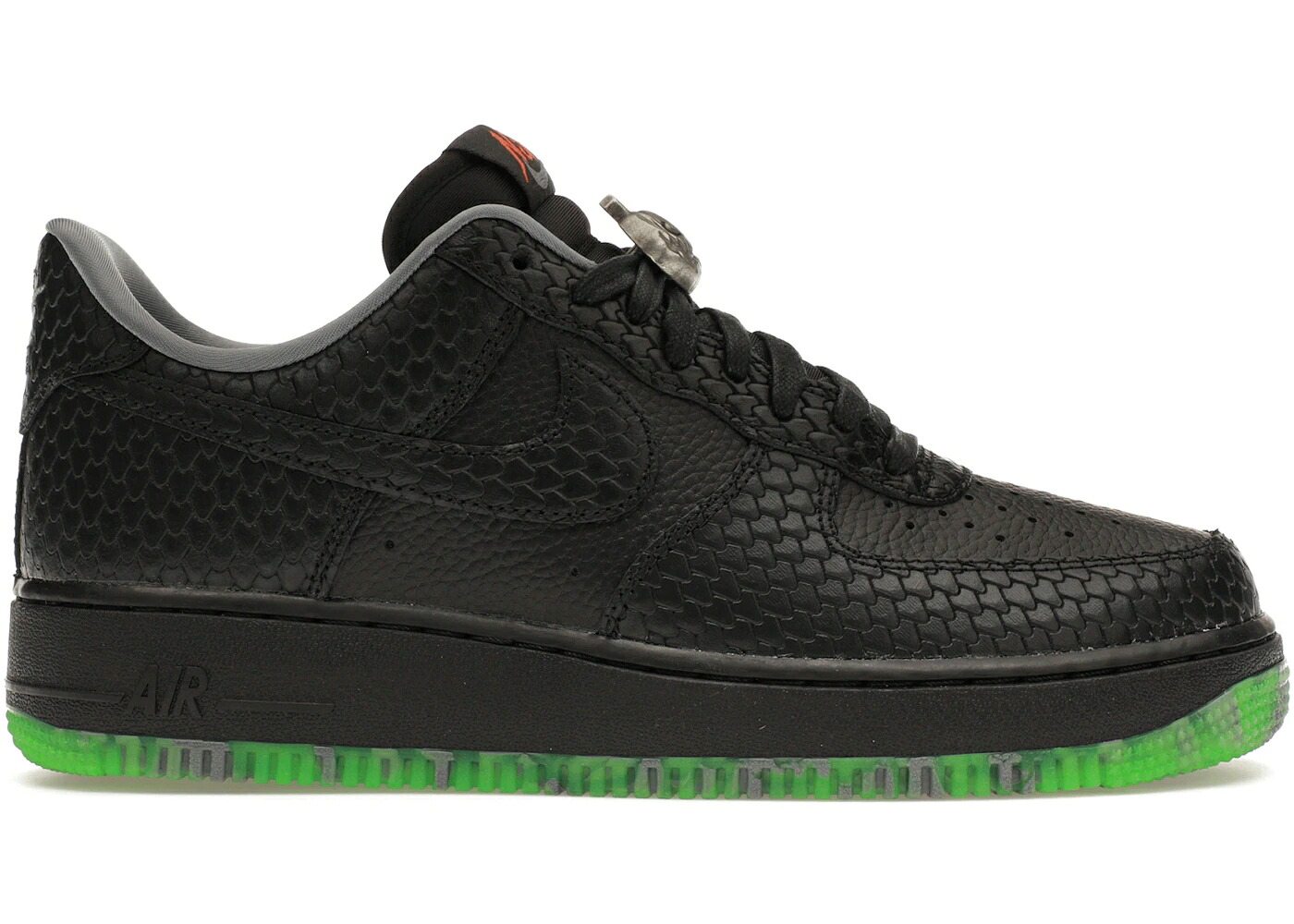 ナイキ 黒いこと 黒いこと 薄墨色 薄墨色 空軍 スニーカー メンズ NIKE AIR FORCE 1 LOW PRM HALLOWEEN (2023) / BLACK BLACK SMOKE GREY CAMPFIRE