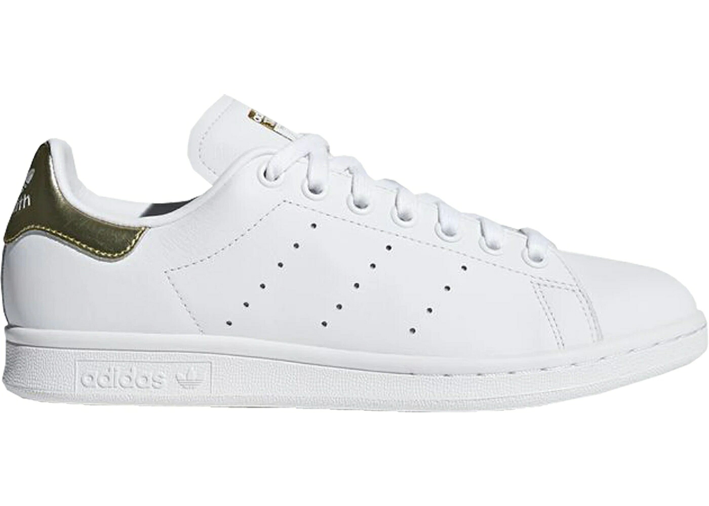アディダス 白色 ホワイト ゴールド スタンスミス WOMEN'S スニーカー レディース ADIDAS STAN SMITH CLOUD WHITE GOLD METALLIC (WOMEN'S) / CLOUD WHITE CLOUD WHITE GOLD
