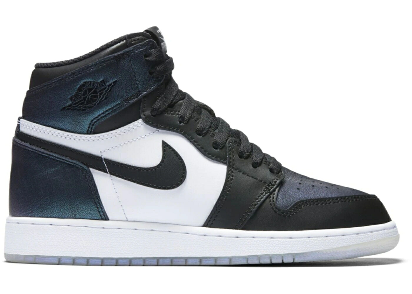 ナイキ ジョーダン 黒色 ブラック 銀色 シルバー ジュニア キッズ JORDAN 1 RETRO ALL-STAR CHAMELEON (2017) (GS) / BLACK BLACK METALLIC SILVER ベビー マタニティ スニーカー|スニケス