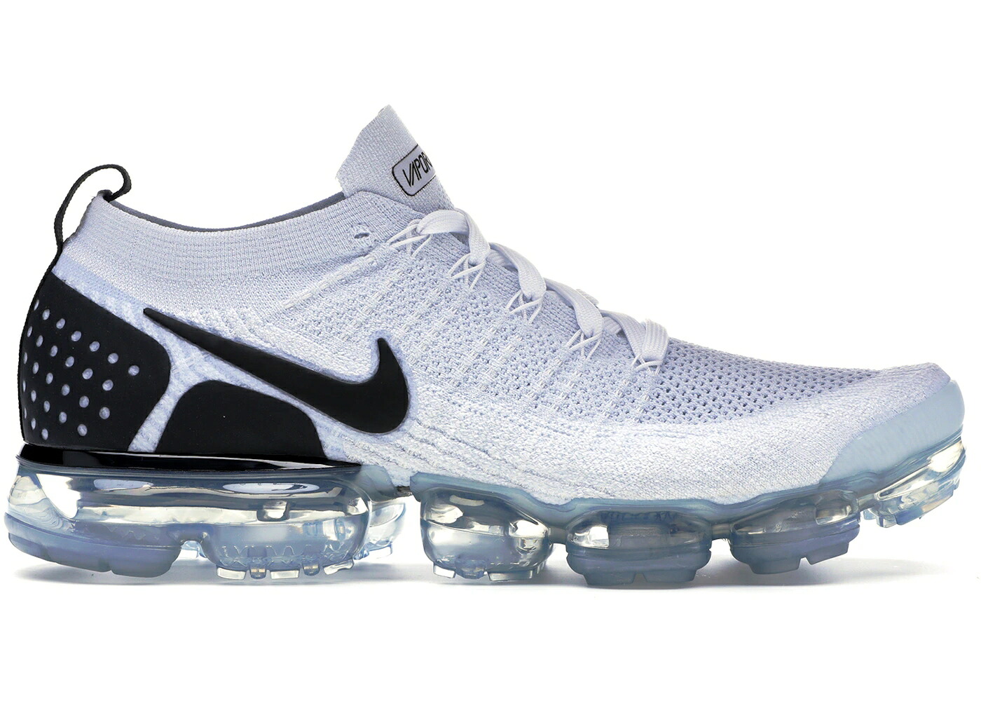 ナイキ 白色 ホワイト 黒色 ブラック エアヴェイパーマックス スニーカー メンズ NIKE AIR VAPORMAX 2 WHITE BLACK / WHITE WHITE BLACK|スニケス