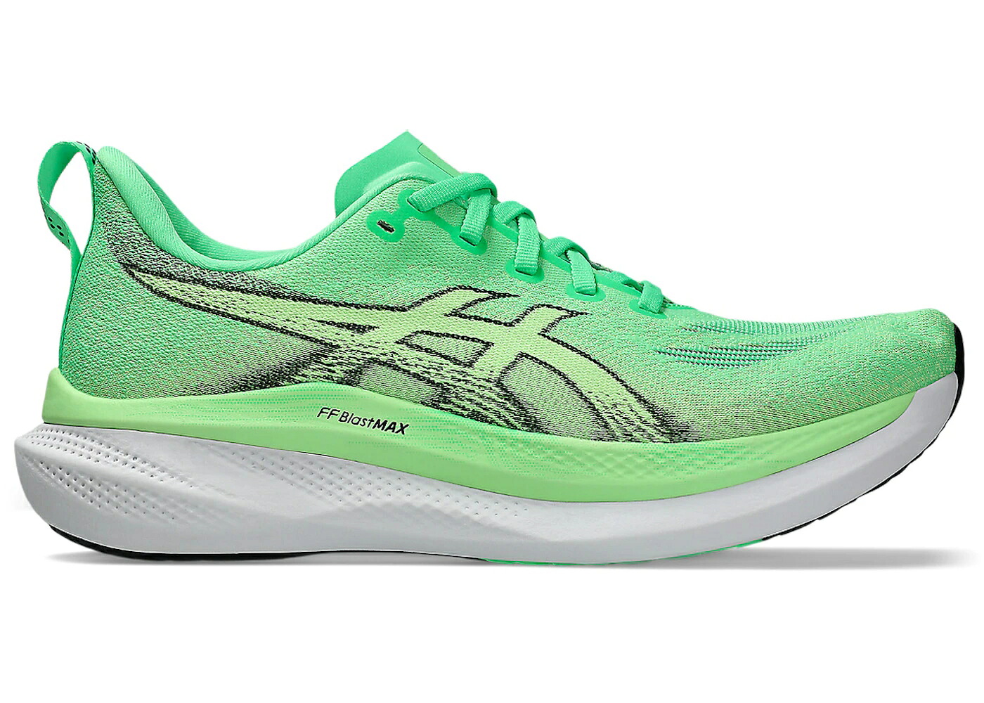 アシックス マックス 緑 緑であること 黒いこと 黒いこと スニーカー メンズ ASICS GLIDERIDE MAX 2 VITAL GREEN BLACK / VITAL GREEN BLACK