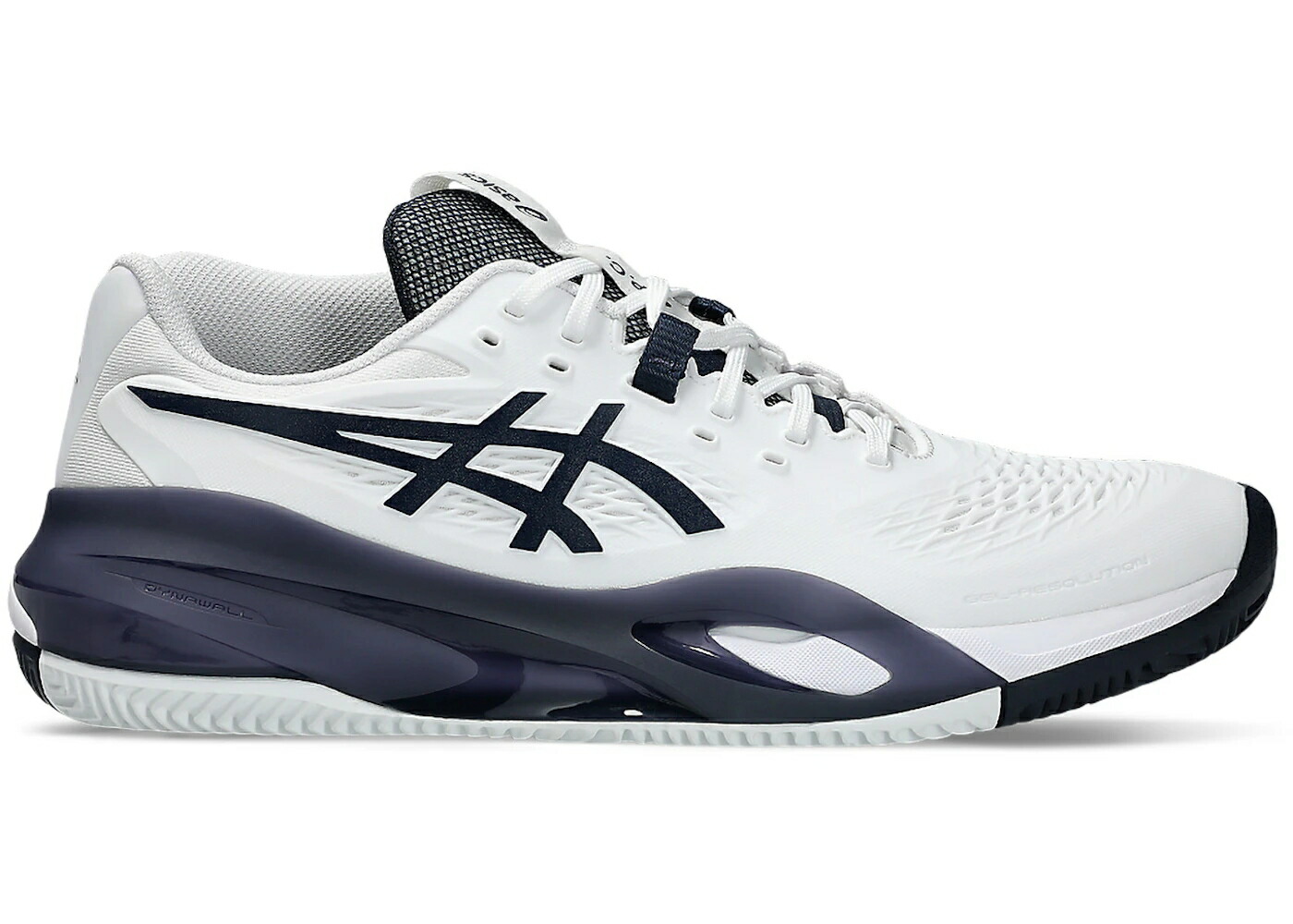 アシックス 白色 ホワイト A.P.C スニーカー メンズ ASICS GEL-RESOLUTION X CLAY WHITE MIDNIGHT / WHITE MIDNIGHT