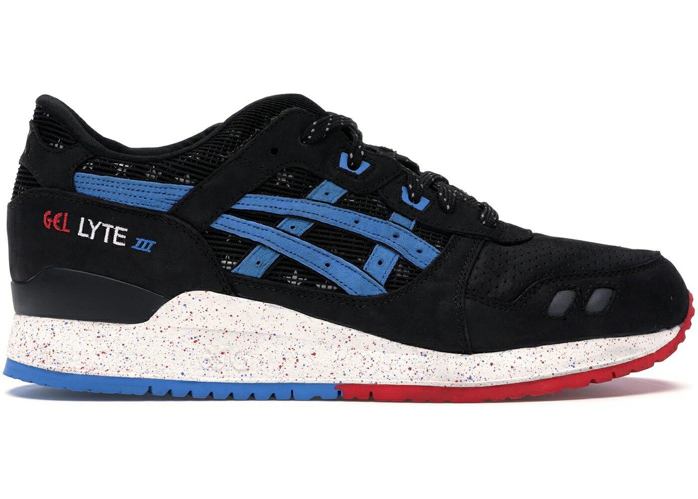 アシックス ゲルライト 黒色 ブラック 青色 ブルー スニーカー メンズ ASICS GEL-LYTE III VILLA X WALE BOTTLE ROCKET / BLACK BLUE 215,200円
