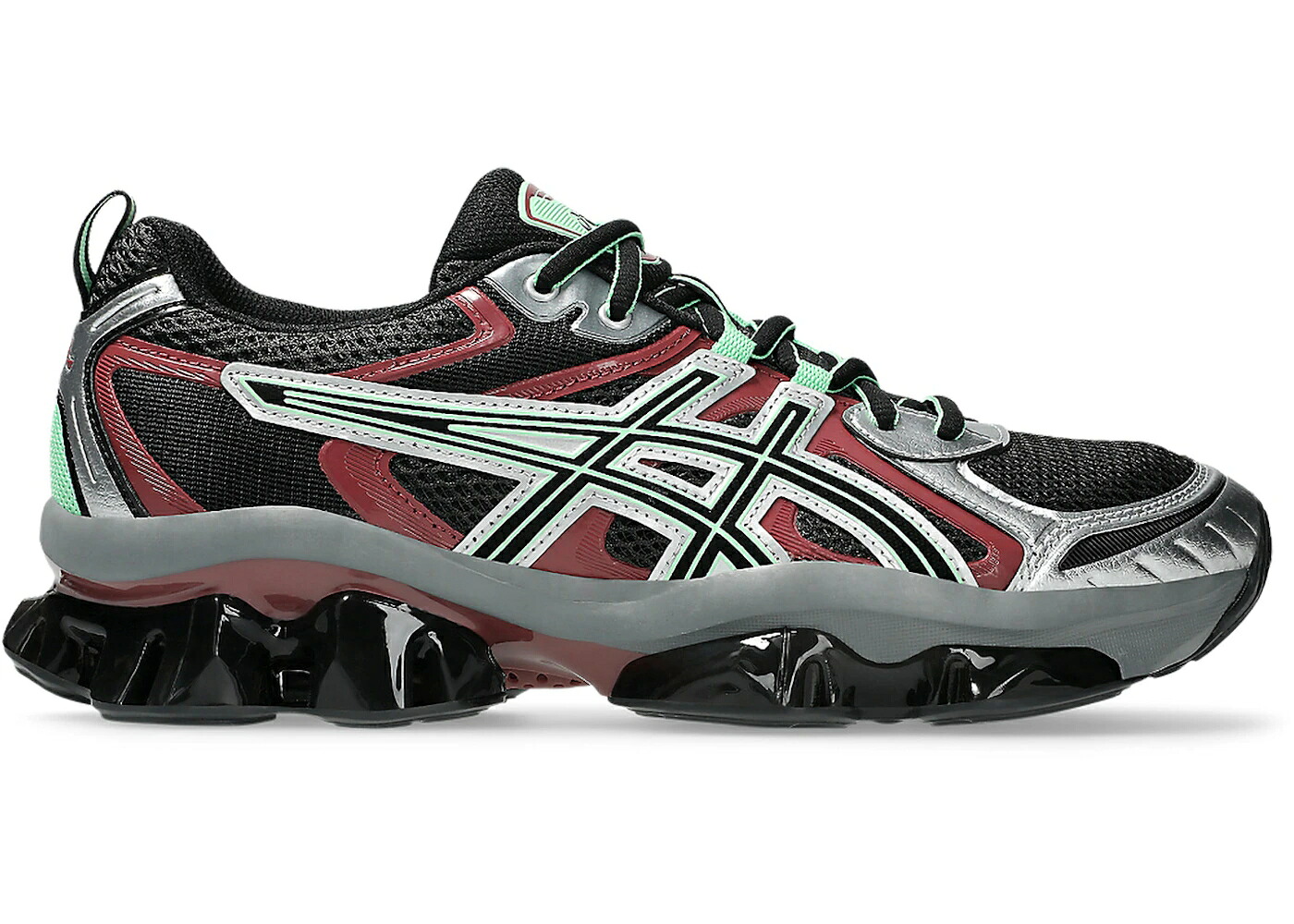 アシックス 灰色 グレー 赤 レッド スニーカー メンズ ASICS GEL-QUANTUM KINETIC GRAPHITE GREY BRISKET RED / GRAPHITE GREY BRISKET RED