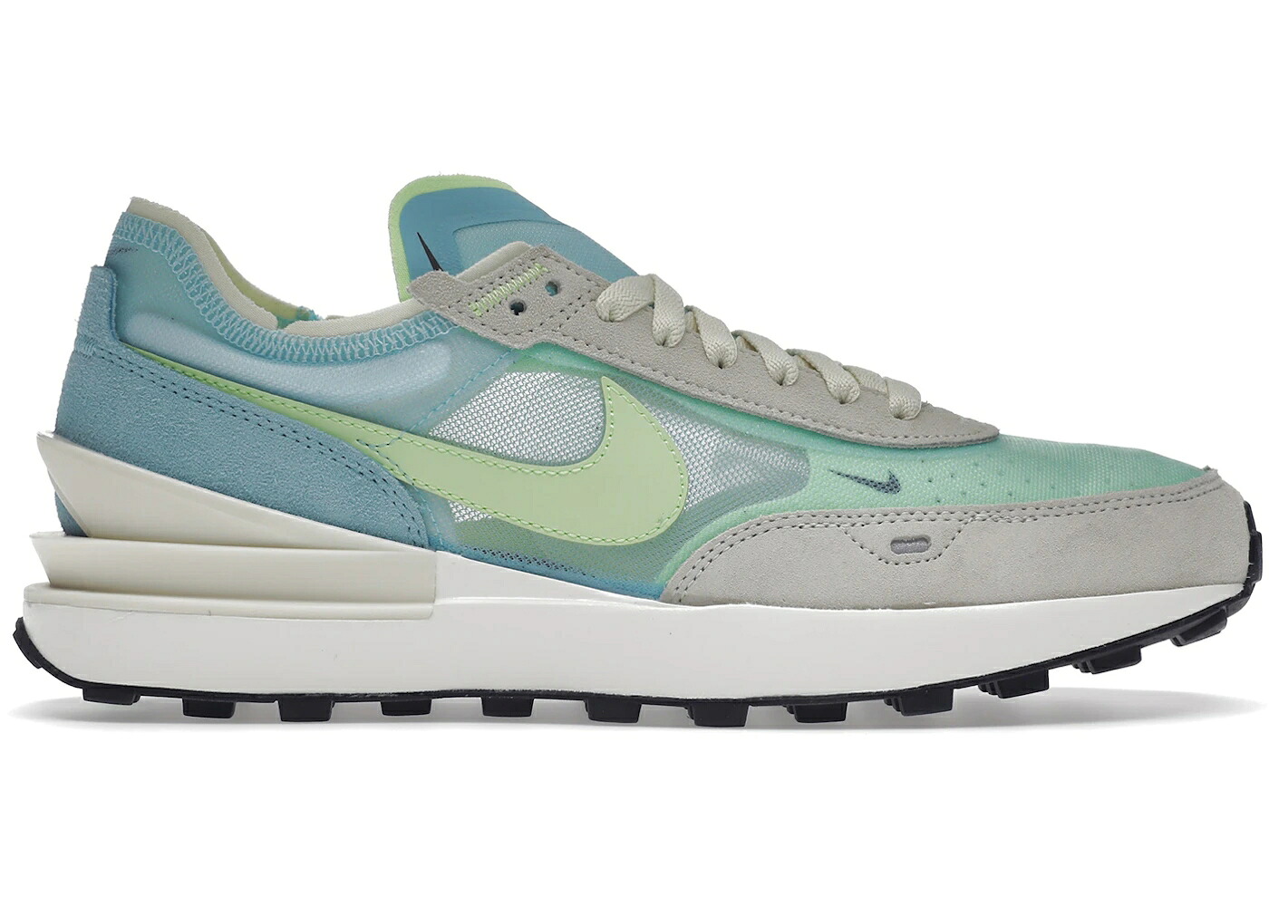 ナイキ ワーヘル スクリーム 緑 緑であること アクア 菩提樹 WOMEN\u0027S スニーカー レディース NIKE WAFFLE ONE SCREAM GREEN (WOMEN\u0027S) / BLEACHED AQUA LIME GLOW COCONUT レディース靴-靴