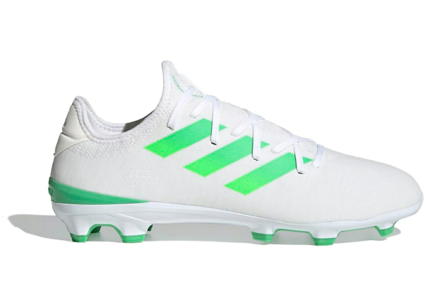 アディダス ニット 白色 ホワイト 緑 グリーン スニーカー メンズ ADIDAS GAMEMODE KNIT FG WHITE SCREAMING GREEN / WHITE SEMI SCREAMING GREEN